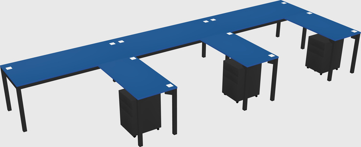 L-shaped desk