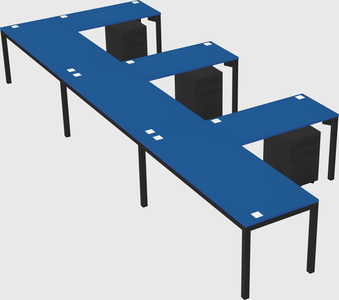 L-shaped desk