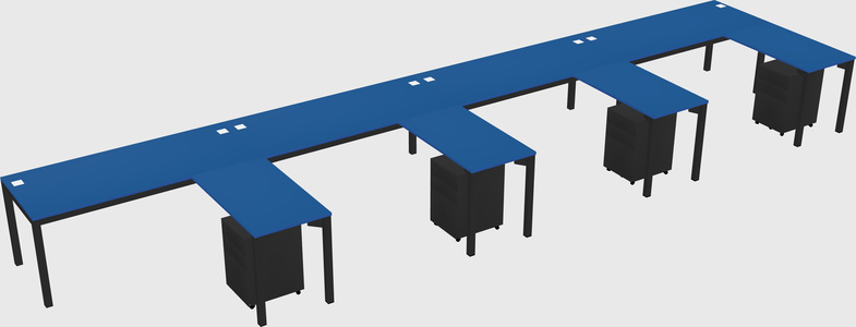 L-shaped desk