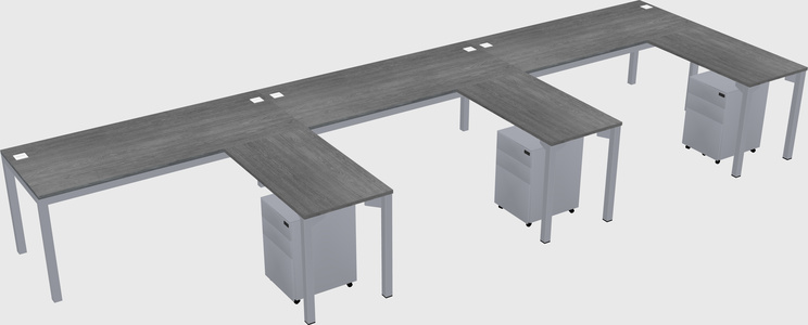 L-shaped desk