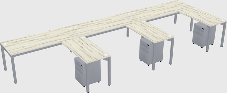 L-shaped desk