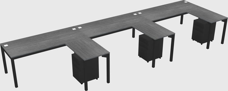 L-shaped desk