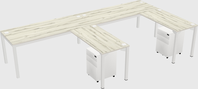 L-shaped desk