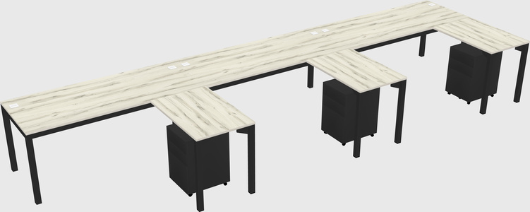 L-shaped desk