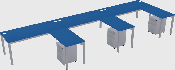 L-shaped desk