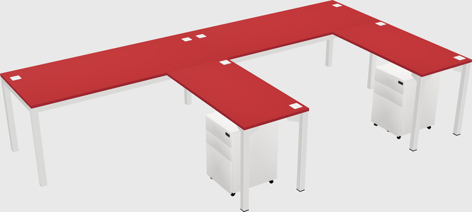 L-shaped desk