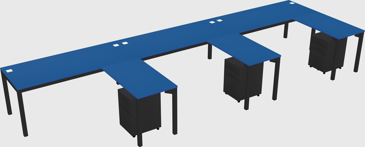 L-shaped desk