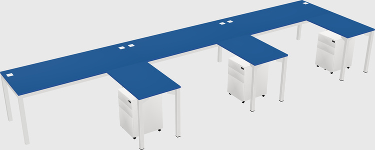 L-shaped desk