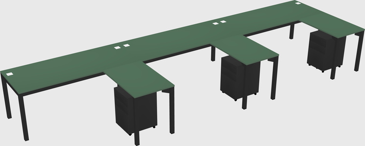 L-shaped desk