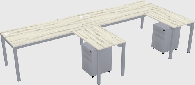 L-shaped desk