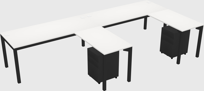 L-shaped desk