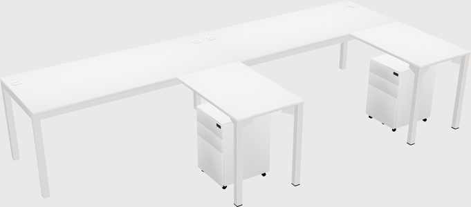 L-shaped desk