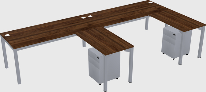 L-shaped desk