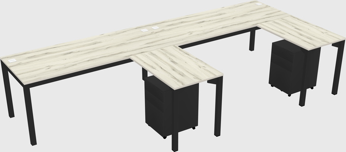 L-shaped desk