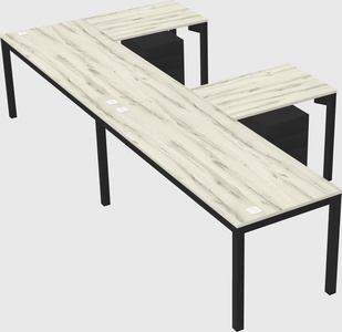 L-shaped desk