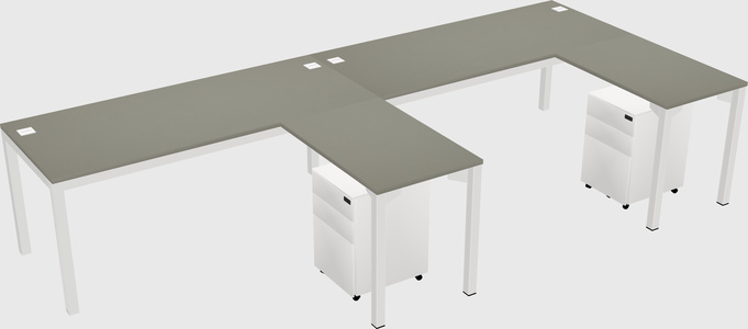 L-shaped desk