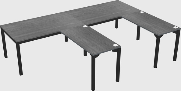 L-shaped desk