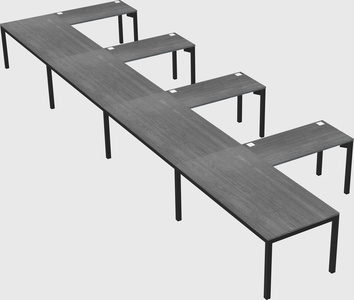 L-shaped desk