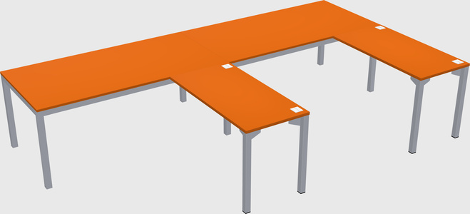 L-shaped desk
