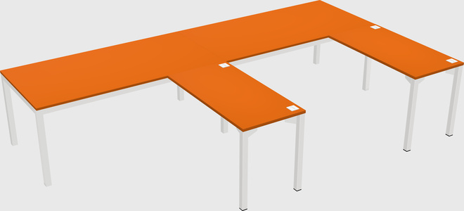 Bureau en forme de l