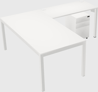 L-shaped desk