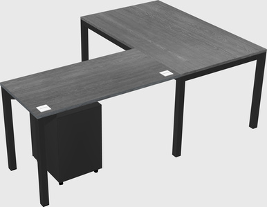L-shaped desk