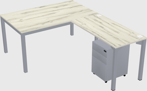 L-shaped desk