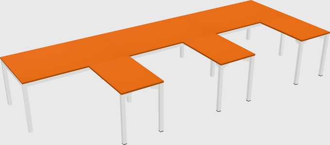 L-shaped desk