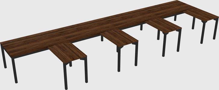 L-shaped desk