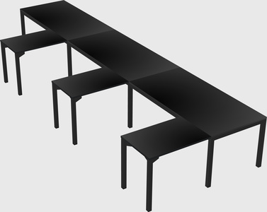 L-shaped desk