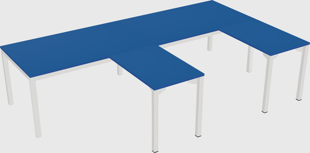 L-shaped desk
