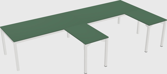 L-shaped desk