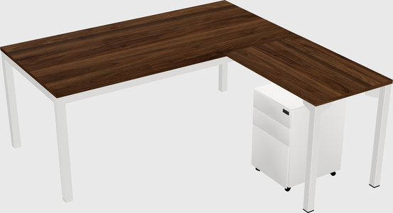 L-shaped desk