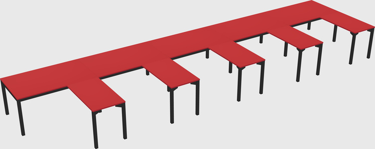 L-shaped desk