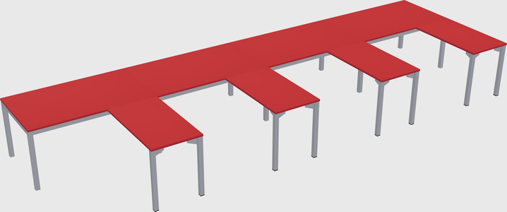 L-shaped desk