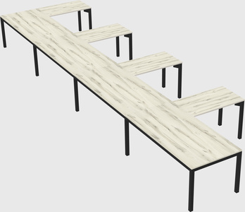 L-shaped desk