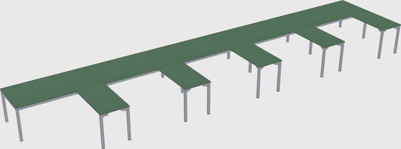 L-shaped desk