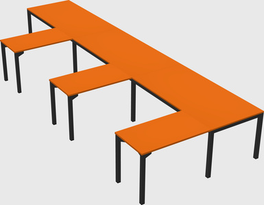 L-shaped desk