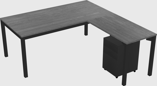 L-shaped desk