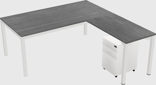 L-shaped desk