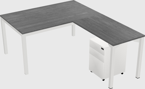 L-shaped desk