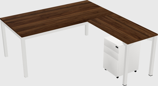 L-shaped desk