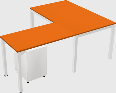 L-shaped desk