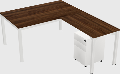 L-shaped desk