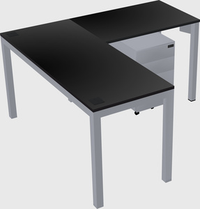 L-shaped desk