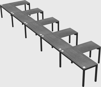 L-shaped desk