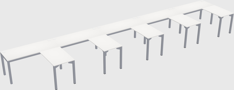 L-shaped desk