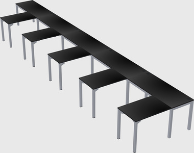 L-shaped desk