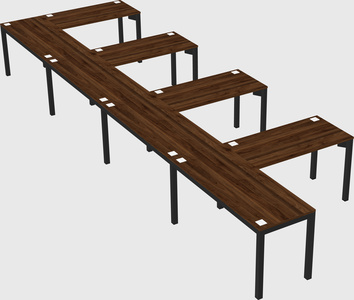 L-shaped desk