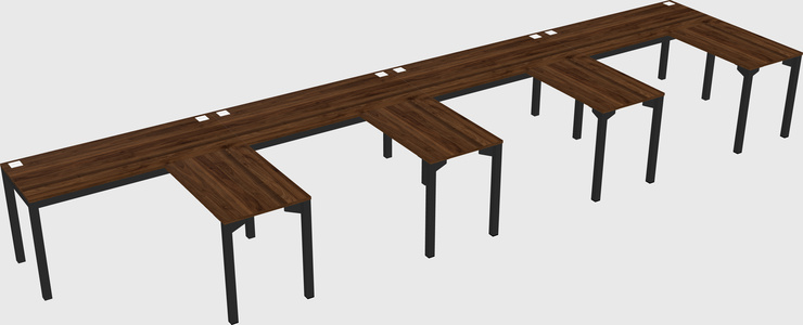 L-shaped desk